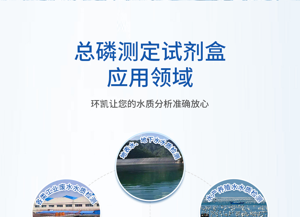 用于地表水、地下水、生活污水和工業(yè)廢水等水樣中總磷含量的測定。